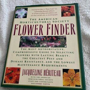 American Horticultural Society Flower Finder by Jacqueline Heriteau​​